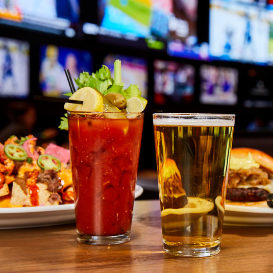 Sports & Social food and drinks.
